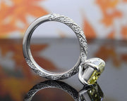 3.00 Ct. Canary Fancy Yellow Radiant Cut Engagement Ring VS1 GIA Certified