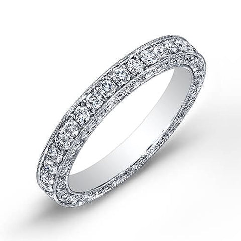 1.75 Ct. Round Cut Micro Pave Diamond Eternity Band