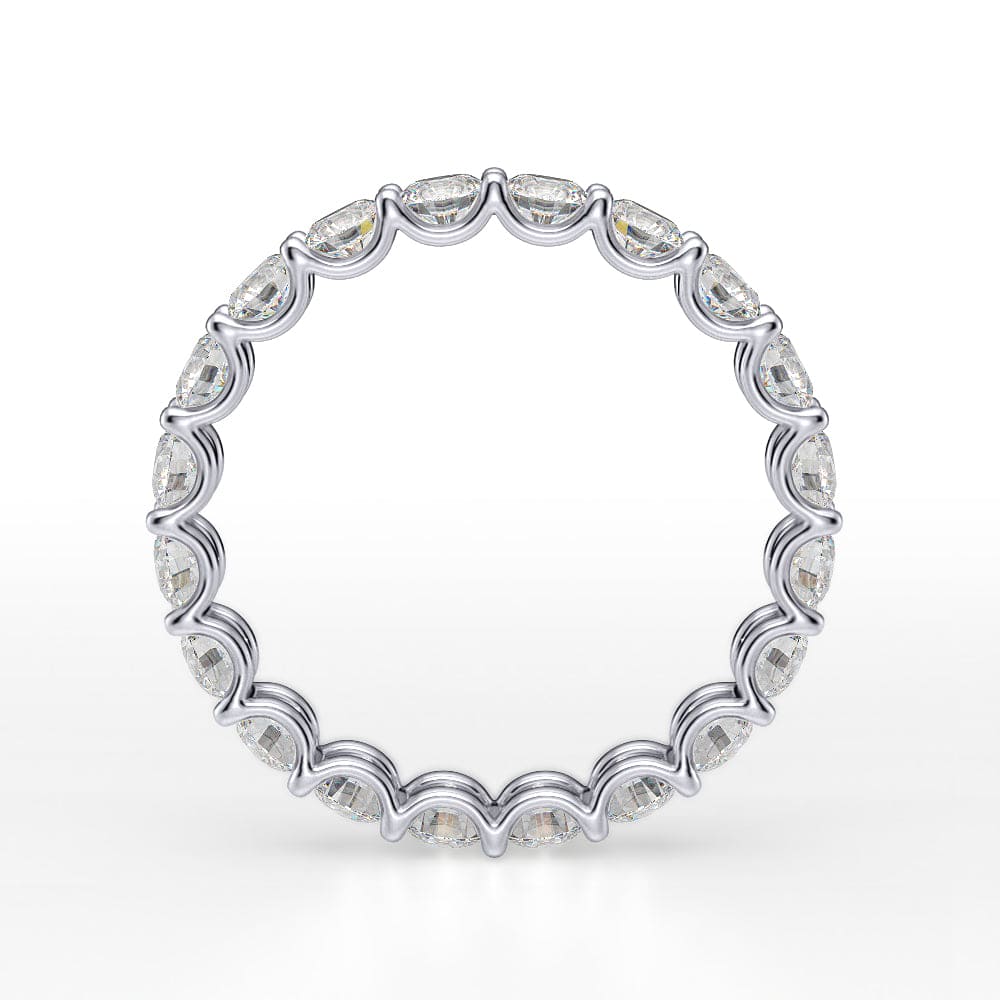 Diamond Eternity Band U-Setting Design