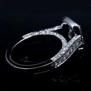 2.88 Ct. Cushion Cut Diamond Halo Engagement Ring
