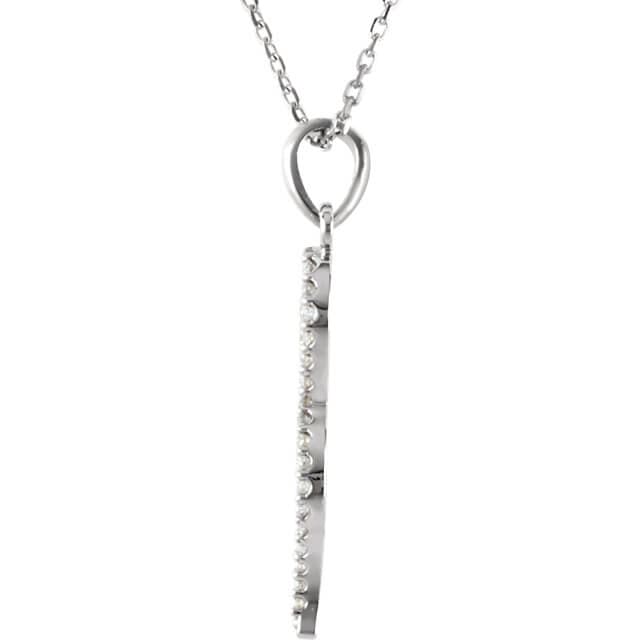 Diamond snake expression pendant necklace