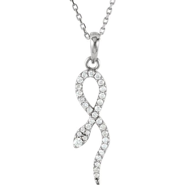 Diamond snake expression pendant necklace