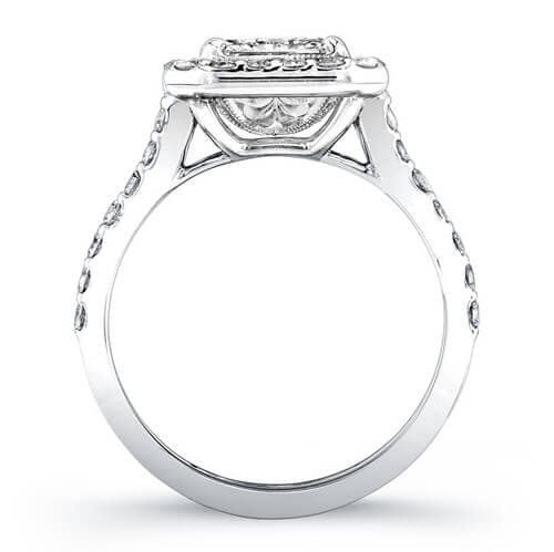 4.39 Ct. Asscher Cut Diamond Engagement Ring G, VS1