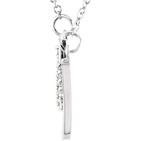 Diamond "Lucky" Expression Pendant Necklace