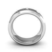 0.50 Ct. Round Cut Diamond Wedding Band for Men & Women