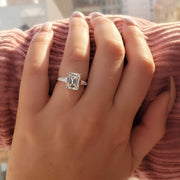 Tapered Baguette Engagement Ring