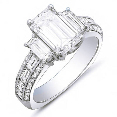 Emerald Cut Diamond Ring