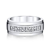 Men's Asscher Cut Diamond Ring