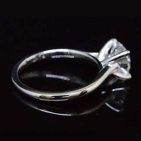 1.51 Ct. Round Brilliant Cut Diamond Solitaire Engagement Ring