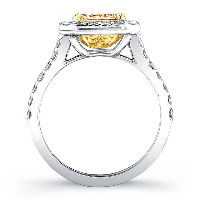 2.27 Ct. Canary Fancy Yellow Diamond Engagement Ring (GIA Certified)