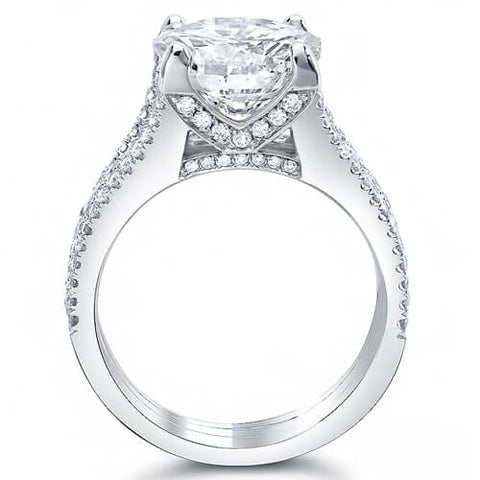 Split Shank Engagement Ring Profile View