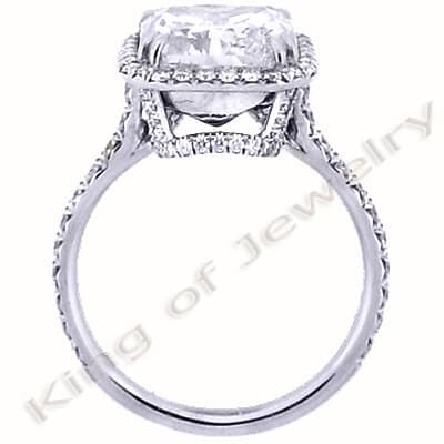 2.7 Ct. Asscher Cut Diamond Engagement Ring (GIA Certified)