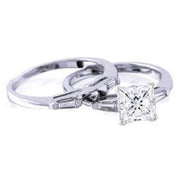 Princess Cut Engagement Ring Set