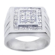 2.60 Ct. Men's Princess Cut Diamond Ring