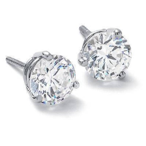 Martini Diamond Stud Earrings 