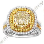 Canary Fancy Yellow Diamond Engagement Ring