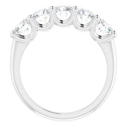 5 Stone Diamond Ring Side Profile