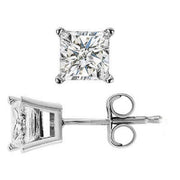 Princess Cut Diamond Stud Earrings