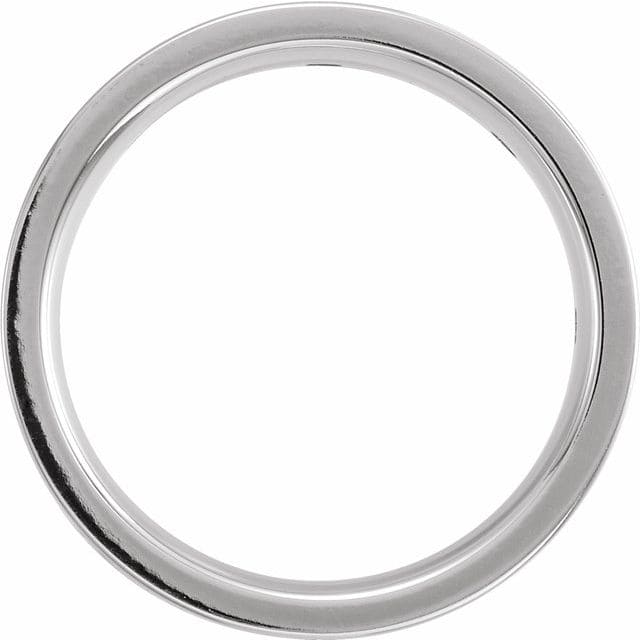 1/2 Ct. Round Cut Bezel Set Men's Diamond Ring 7mm Width F Color VS1 Clarity
