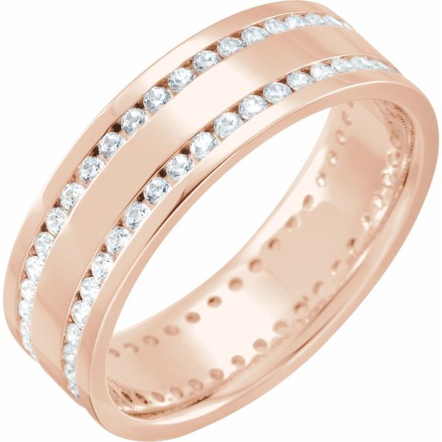 Men's Eternity Diamond Wedding Band
