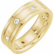 Men's Diamond Eternity Ring 1.00 Ctw. F-G Color VS1 Clarity