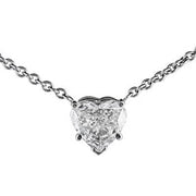 0.50 Ct. Valentine Heart Pendant Necklace With Chain