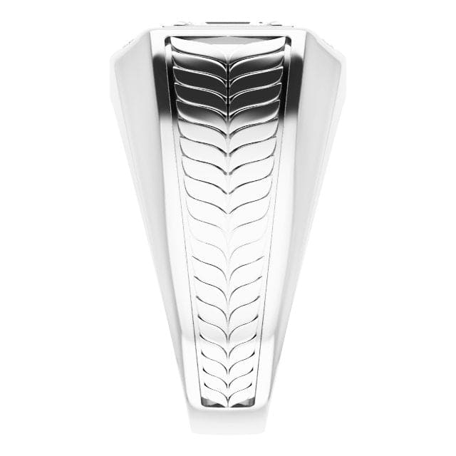 1.30 Ct. Men's Engagement Ring Emerald Cut G Color VS1 GIA Certified