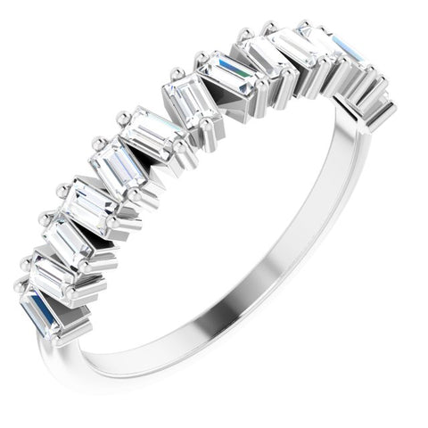 Half Eternity Baguette Ring