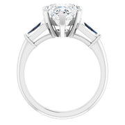 Heart Shaped Engagement Ring profile