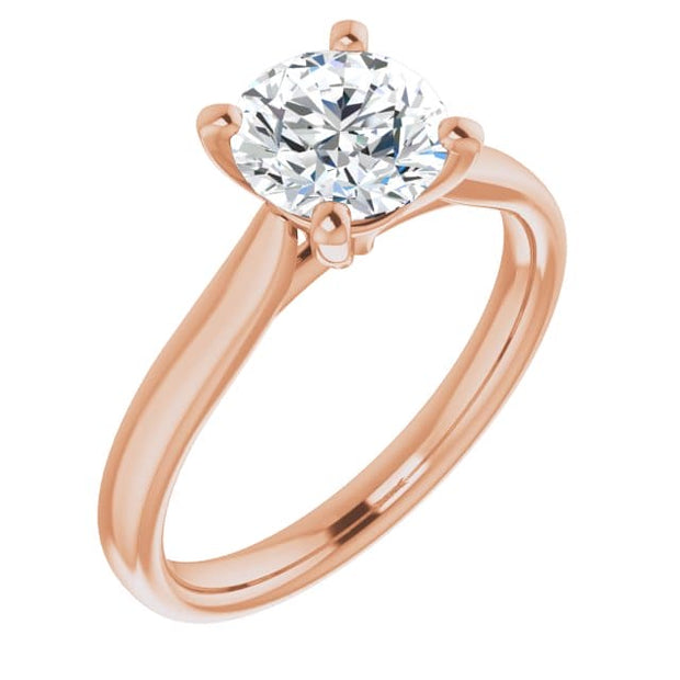 4 Prong Solitaire Engagement Ring