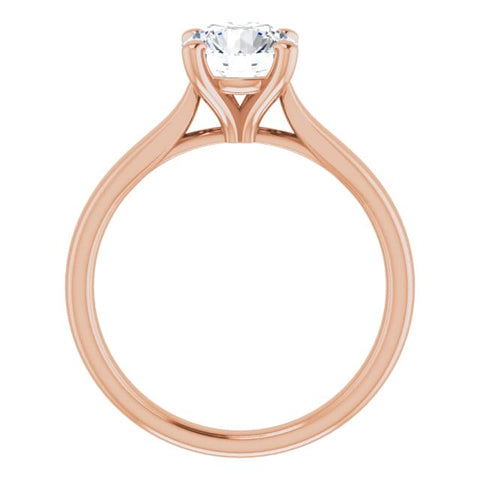4 Prong Solitaire Engagement Ring