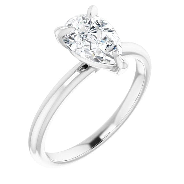1.50 Ct. Pear Shaped Solitaire Engagement Ring G Color VS1 GIA Certified