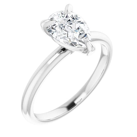 Four Prong Solitaire Ring Setting