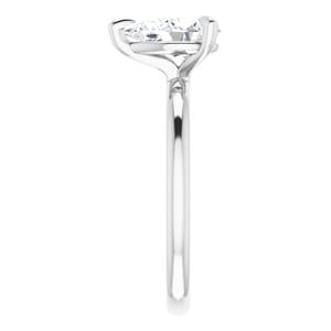 1.00 Ct. Pear Shape Diamond Solitaire Ring G Color VS1 GIA Certified