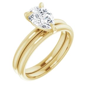 1.70 Ct. Pear Shaped Solitaire Engagement Ring G Color VS1 GIA Certified