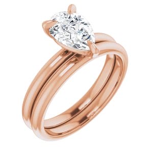 1.70 Ct. Pear Cut Classic Solitaire Engagement Ring F Color VS2 GIA Certified