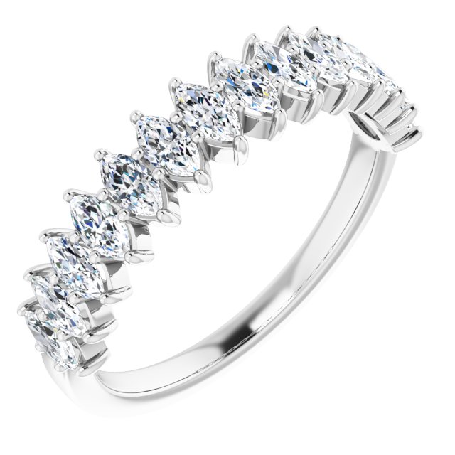 Half Eternity Marquise Band (1.00 Ctw)