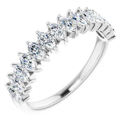 1.00 Carat Half Eternity Marquise Band