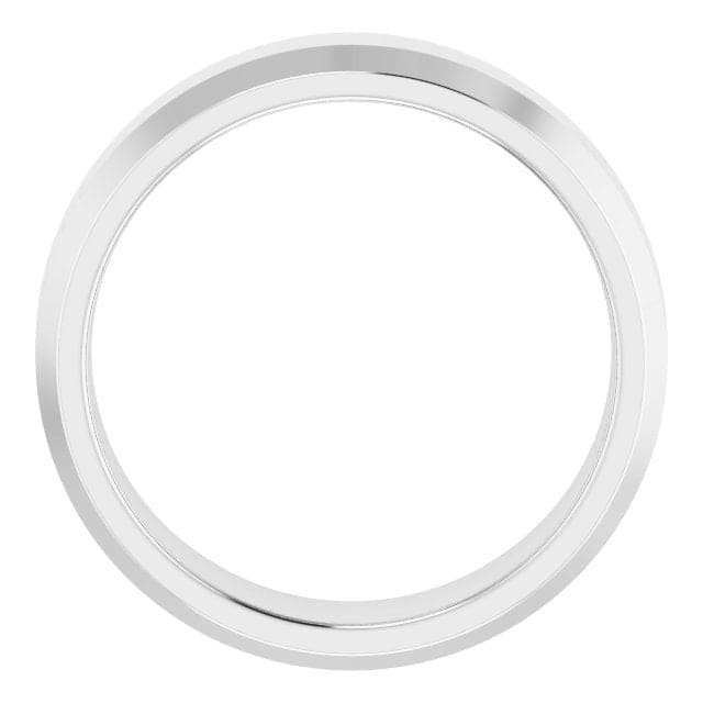 14k solid gold double lines wedding band 6mm