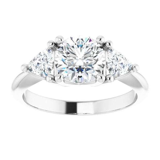 Trillion Cut 3 Stone Diamond Ring