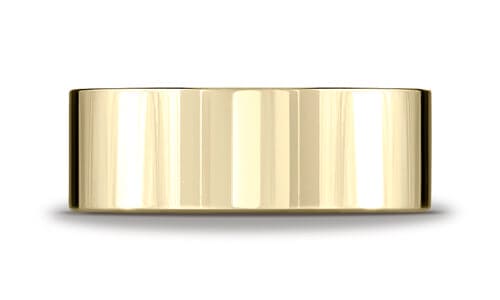 14k Yellow Gold 8.0mm Flat Comfort-Fit Ring - CF28014ky