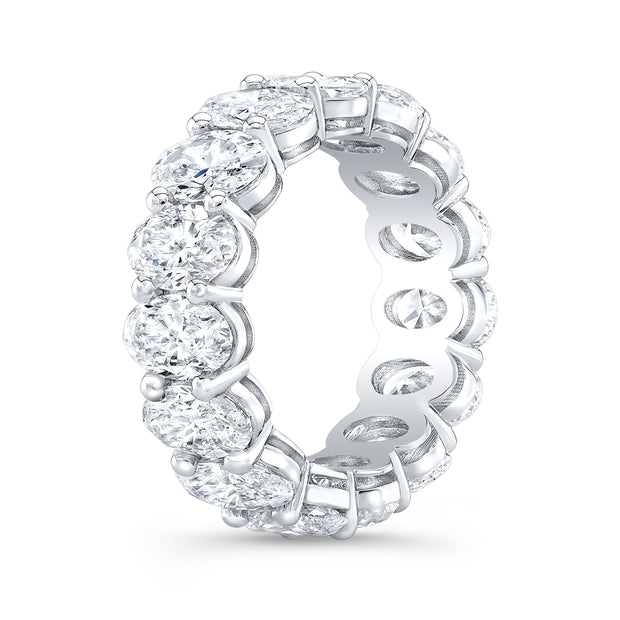 Oval Eternity Band Side Profile