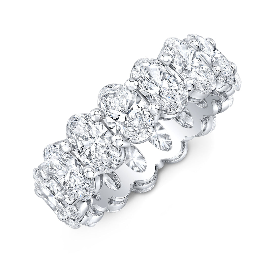 Oval Eternity Band