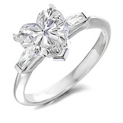 Heart Shaped Engagement Ring