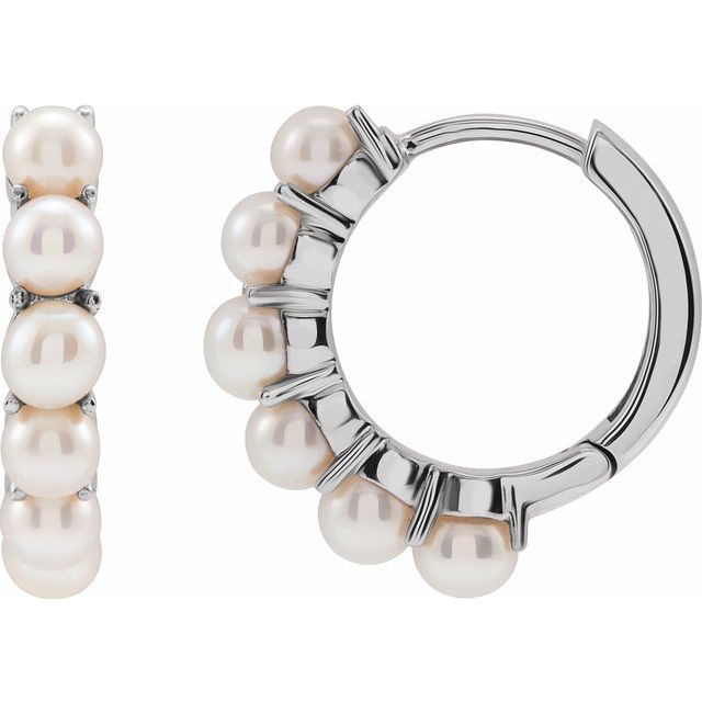 14k gold freshwater cultured pearl 15