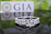 2.60 Ctw Deluna Cushion Cut Engagement Ring I Color VS1 GIA Certified