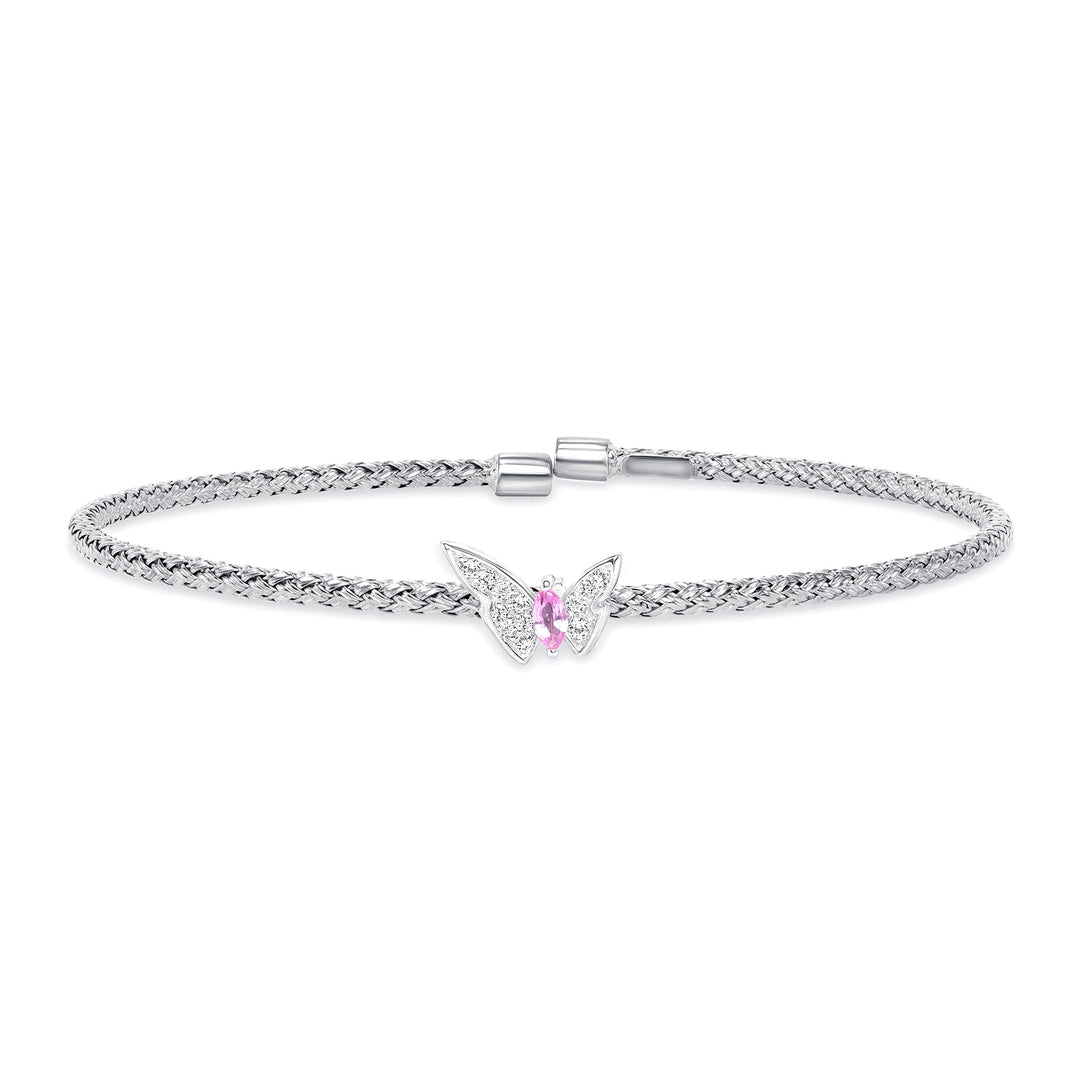 Butterfly Diamond Bangle