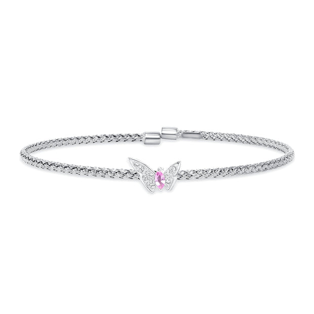 Butterfly Diamond Bangle