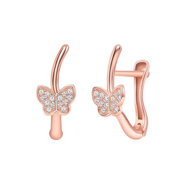 Butterfly Diamond Earrings