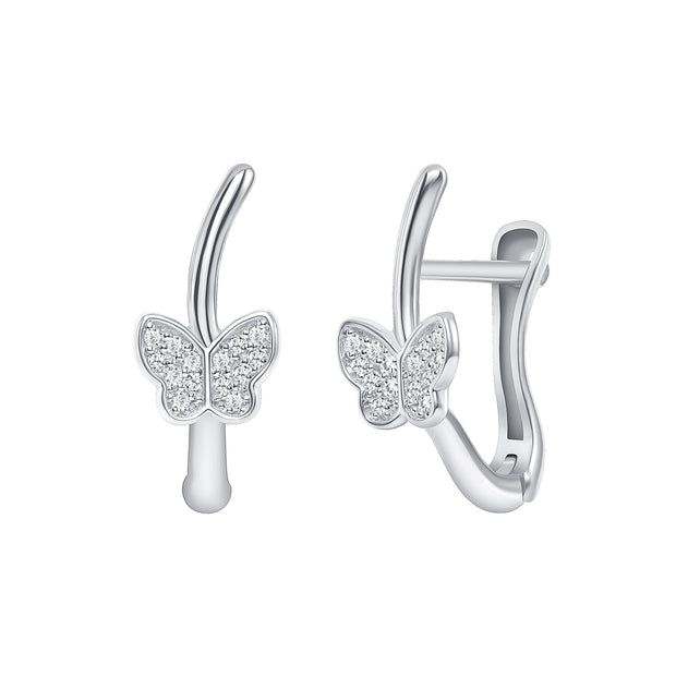 Butterfly Diamond Earrings